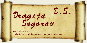 Dragija Šogorov vizit kartica